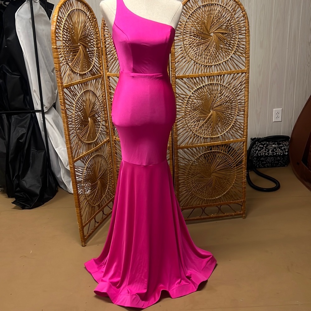 Pink formal gown